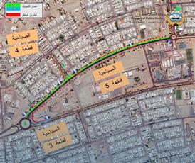 افتتاح جزئي لتحويلة مرورية في الصباحية شارع 9 فجر السبت