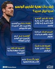 كيف بدأت نهاية تشابي ألونسو مدربا لريال مدريد؟